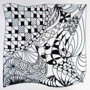 Muster malen ᑕ ᑐ Zentangle Muster-Vorlagen nachmalen