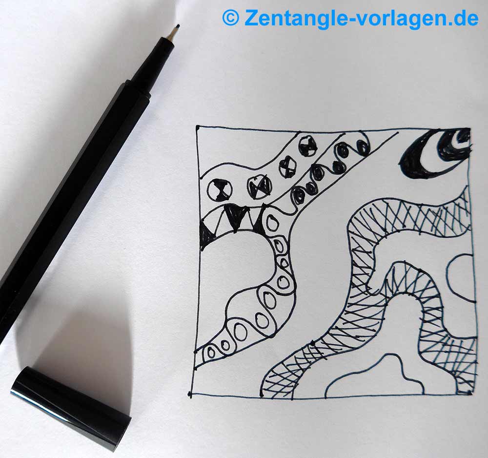 Bild Schritt 4 Zentangle malen